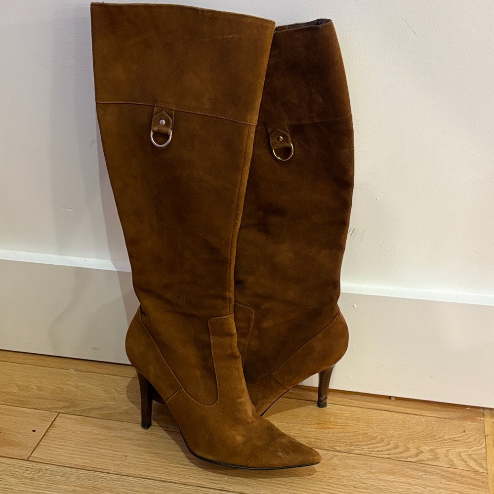 Lauren Ralph Lauren Tan Heeled Boots